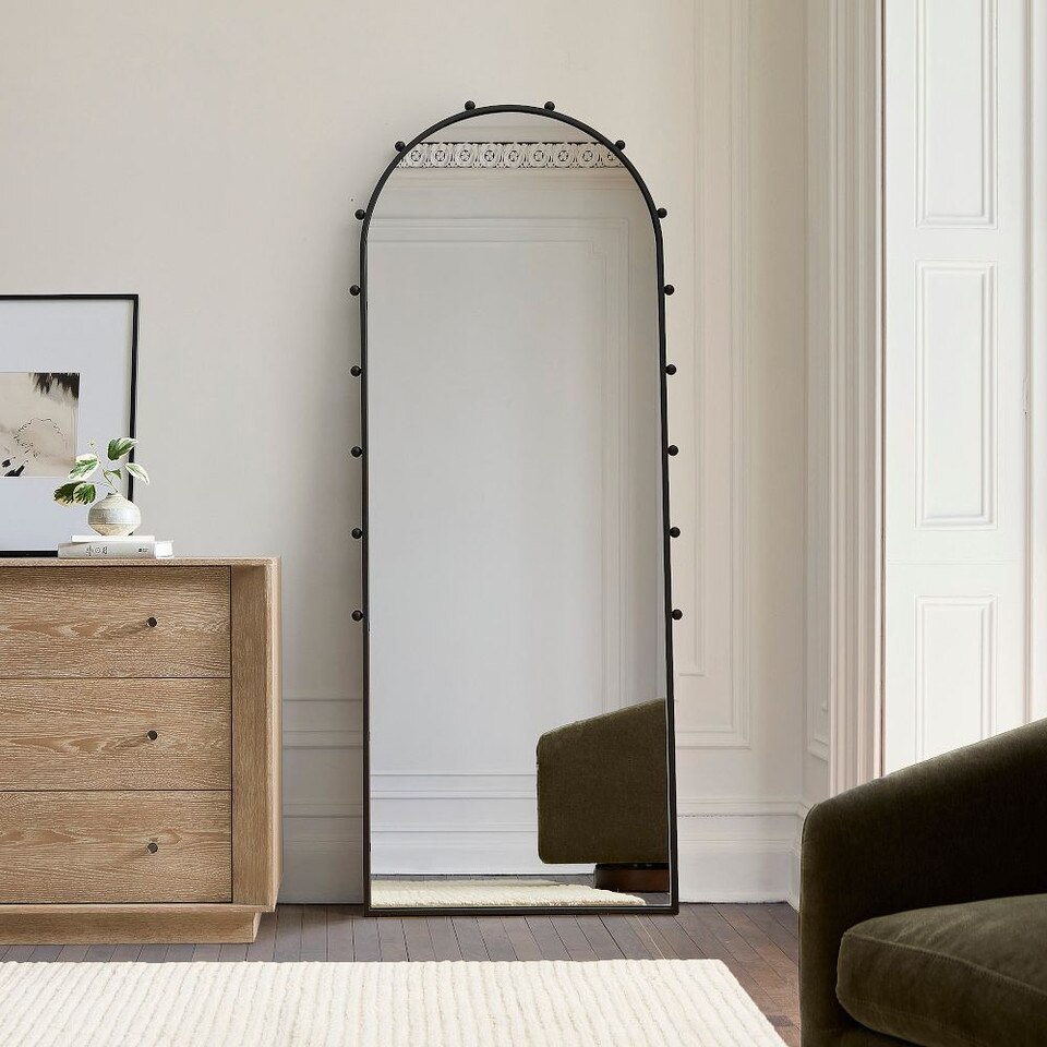 Ora Metal Floor Mirror | West Elm UK